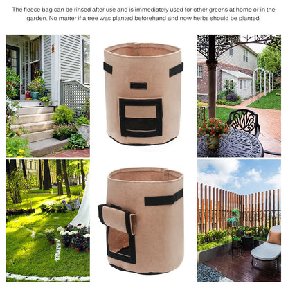 Portable Plant Bag Potato Planting Bag Durable Bag Teal Simba