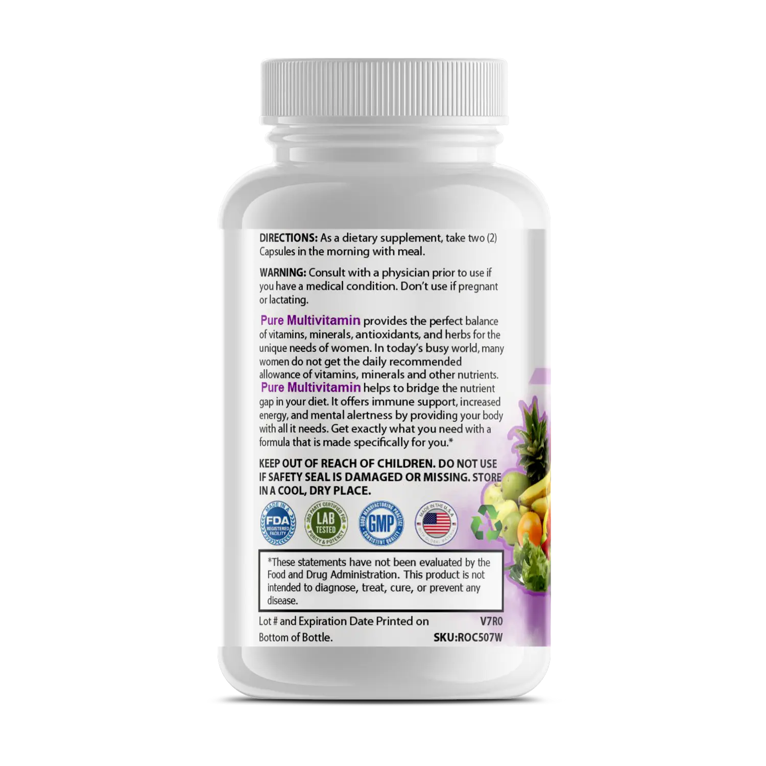 Pure Multi-Vitamins Womens Erin Chaos