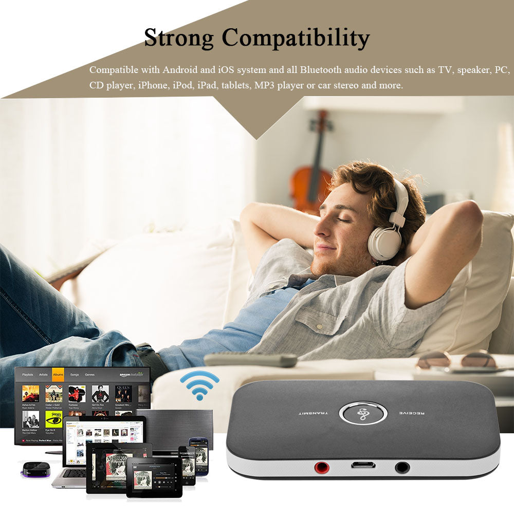 2 in 1 Bluetooth 4.1 Audio Transmitter &amp; Receiver Teal Simba