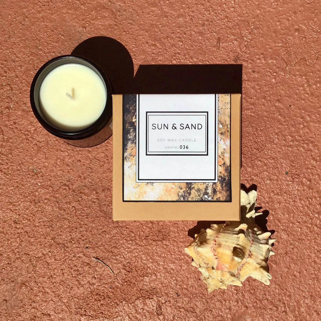Sun + Sand Soy Wax Candle Indigo Poseidon