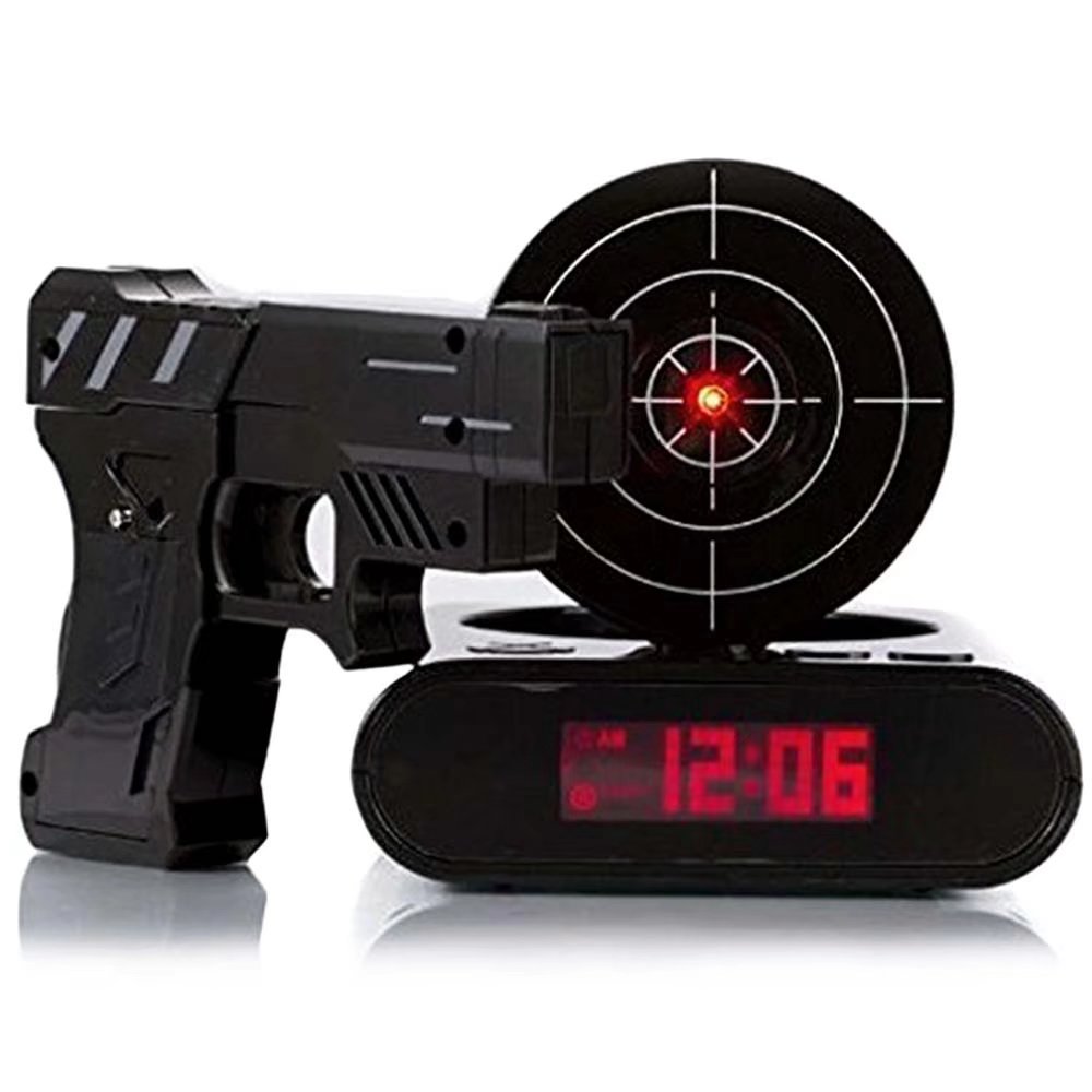 Gun Shot Alarm Clock Fuchsia Molly