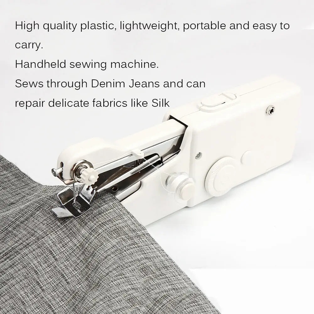 Portable Handheld Sewing Machine with Accessories Teal Simba