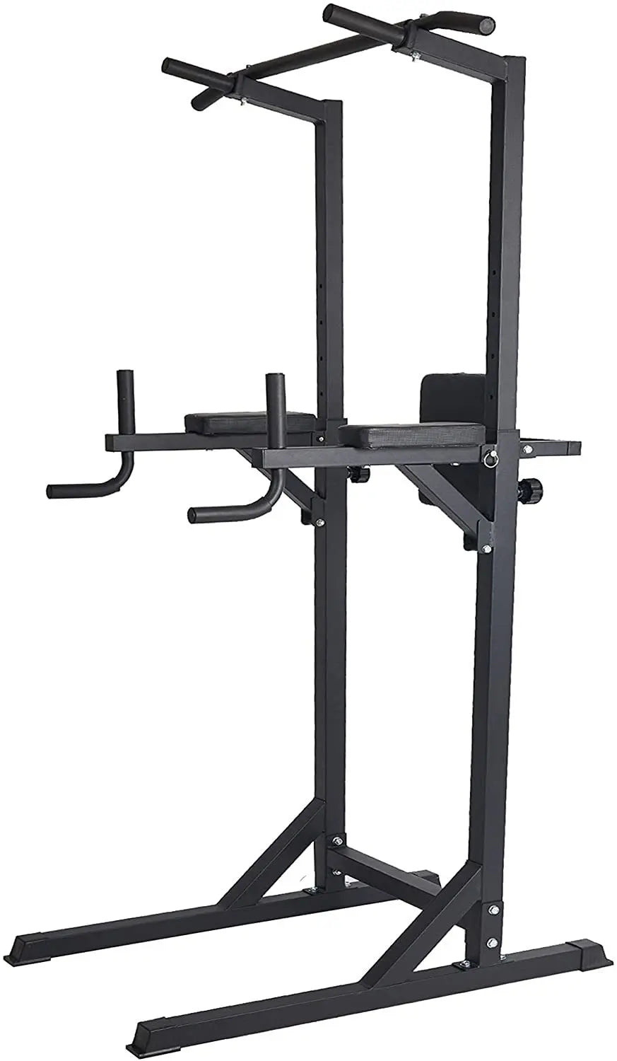 Power Tower Pull Up Strength Training Dip Stand Workout Station Teal Simba