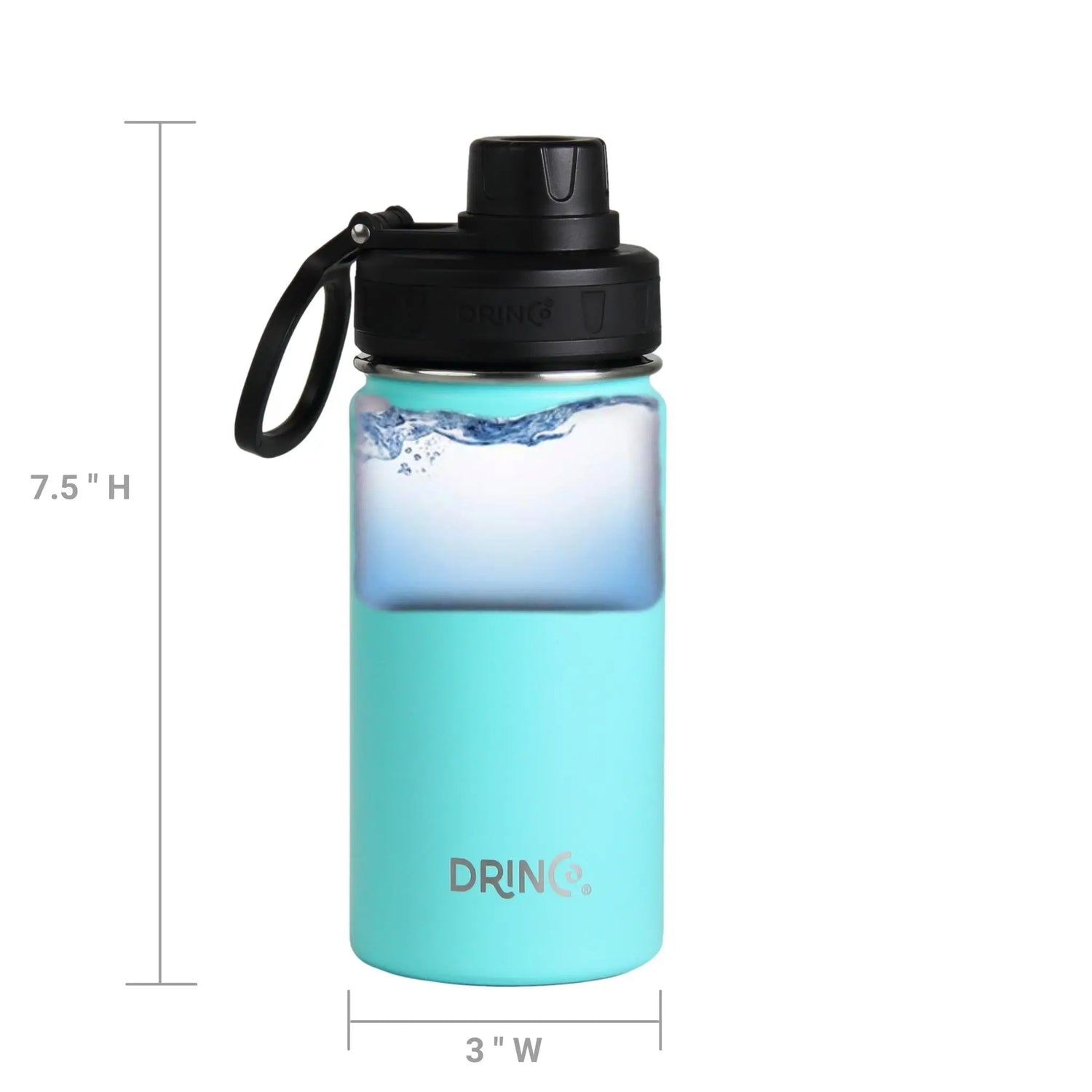 DRINCO® 14oz Stainless Steel Sport Water Bottle - Teal Orchid Lavender
