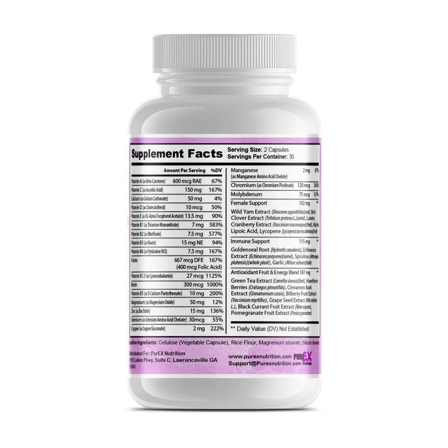Pure Multi-Vitamins Womens Erin Chaos