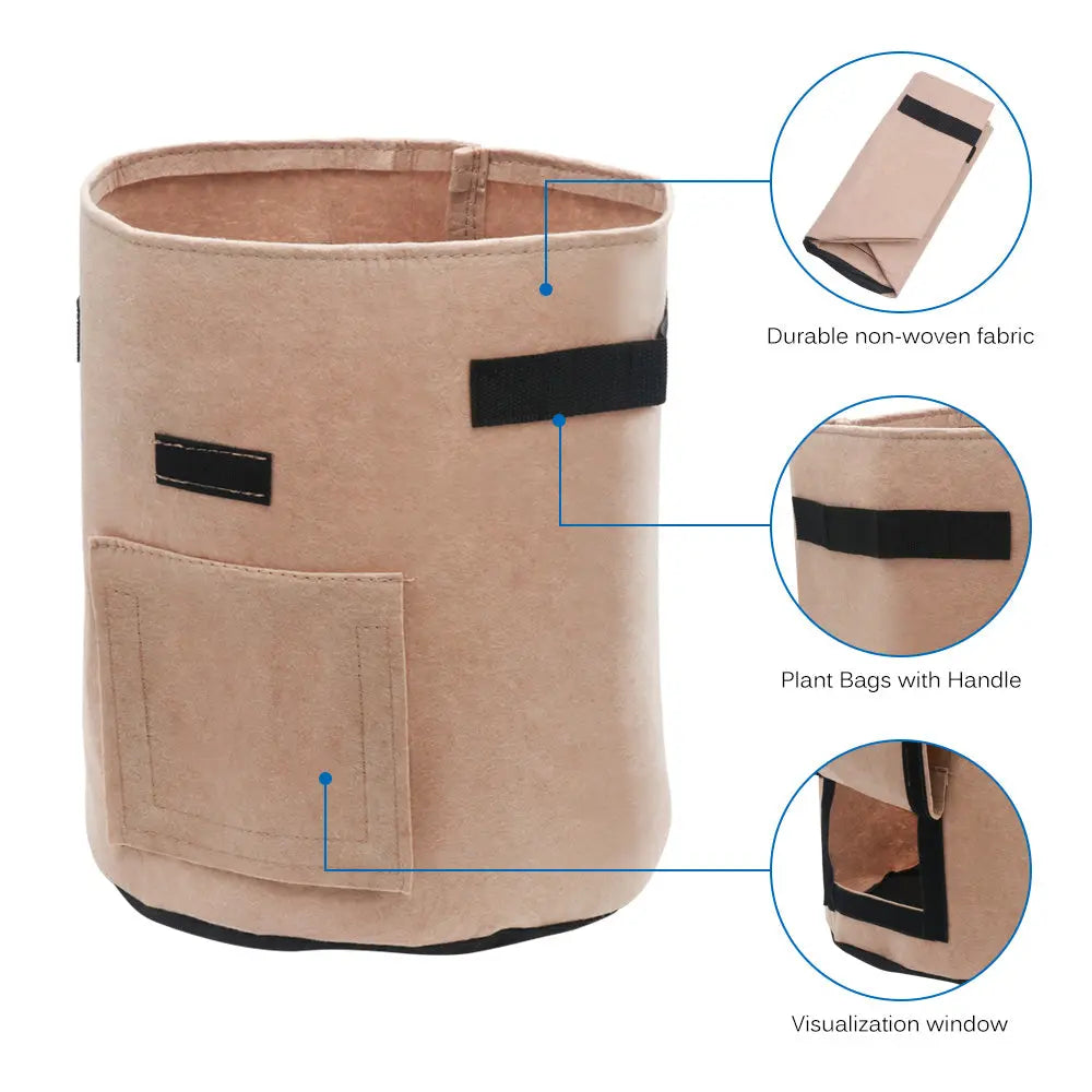 Portable Plant Bag Potato Planting Bag Durable Bag Teal Simba