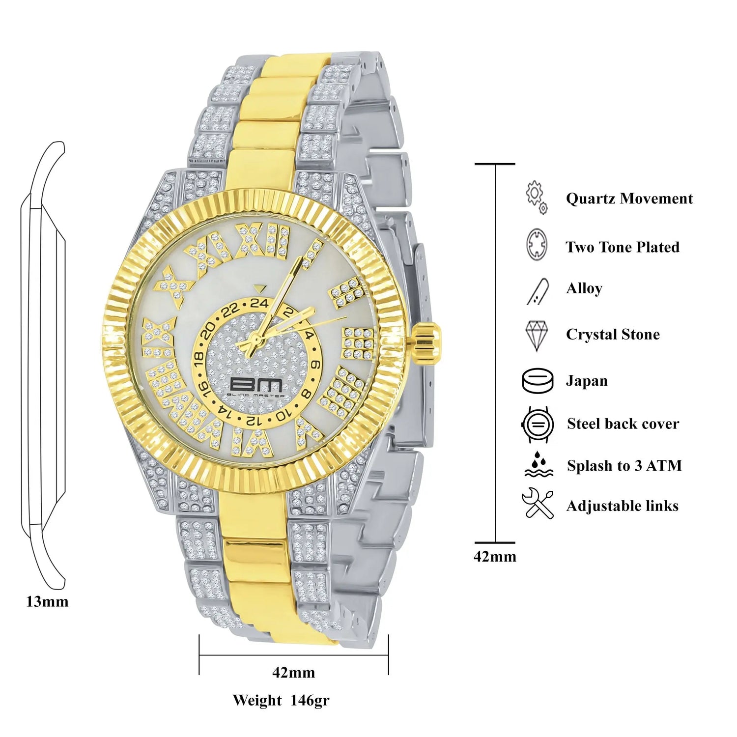 PROTUBERANT WATCH SET | 5305058 Lilac Quartz
