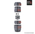 Mons Peak IX Trail 123 HE UL Cook Set with Stove Triangulum