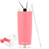 DRINCO®  20oz Insulated Tumbler w/Spill Proof Lid (Coral Paradise) Orchid Lavender