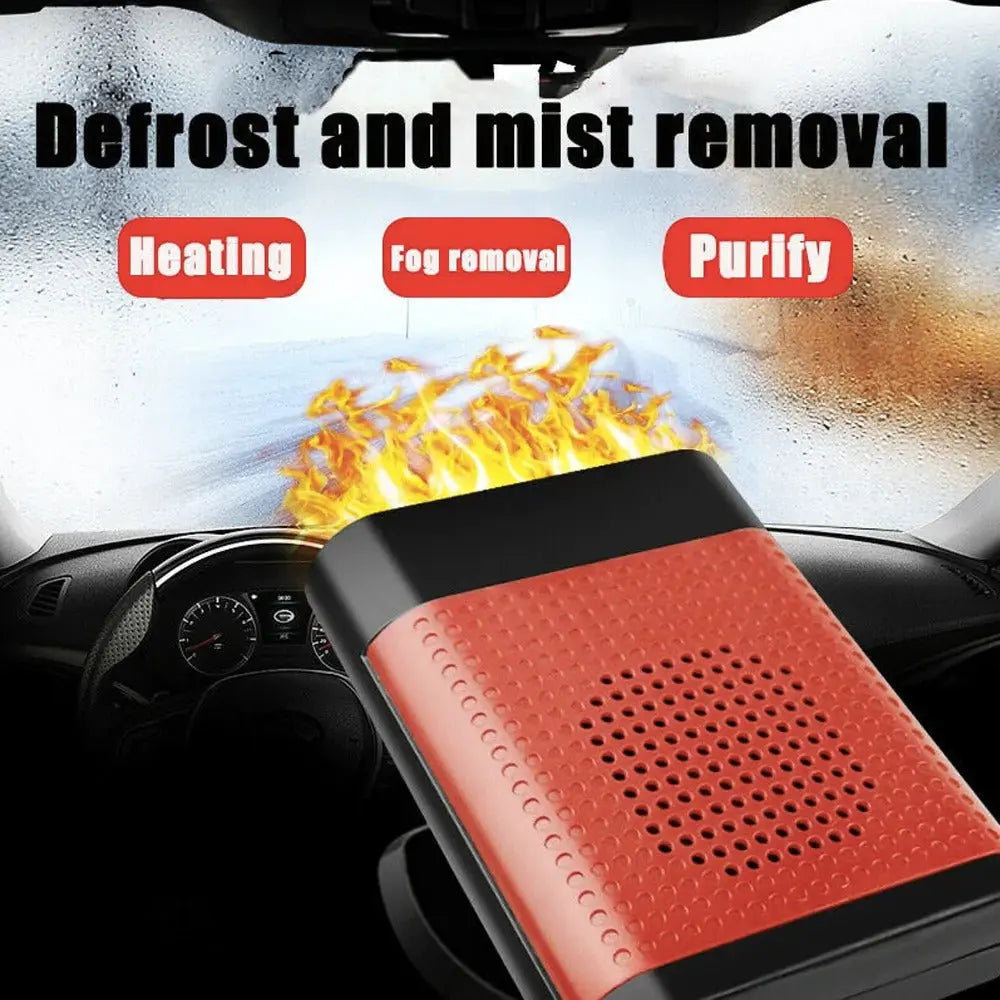 Powerful Car Heater and Fan Defroster 500W Yellow Pandora
