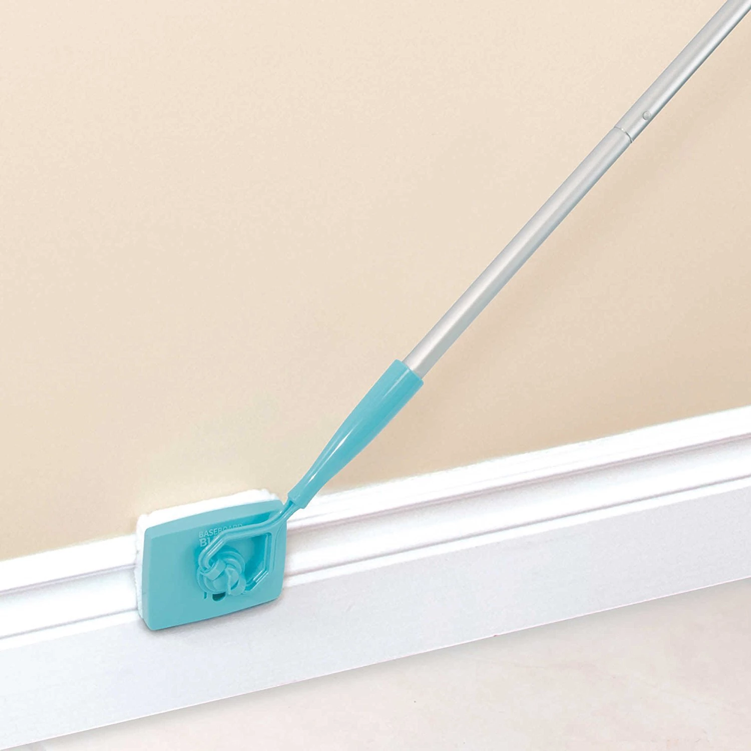 Baseboard Buddy Retractable Household Universal Cleaning Brush Mop Teal Simba