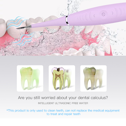 Electric Sonic Dental Tooth Calculus Remover Tooth Stains Cleaner electric toothbrush Teal Simba