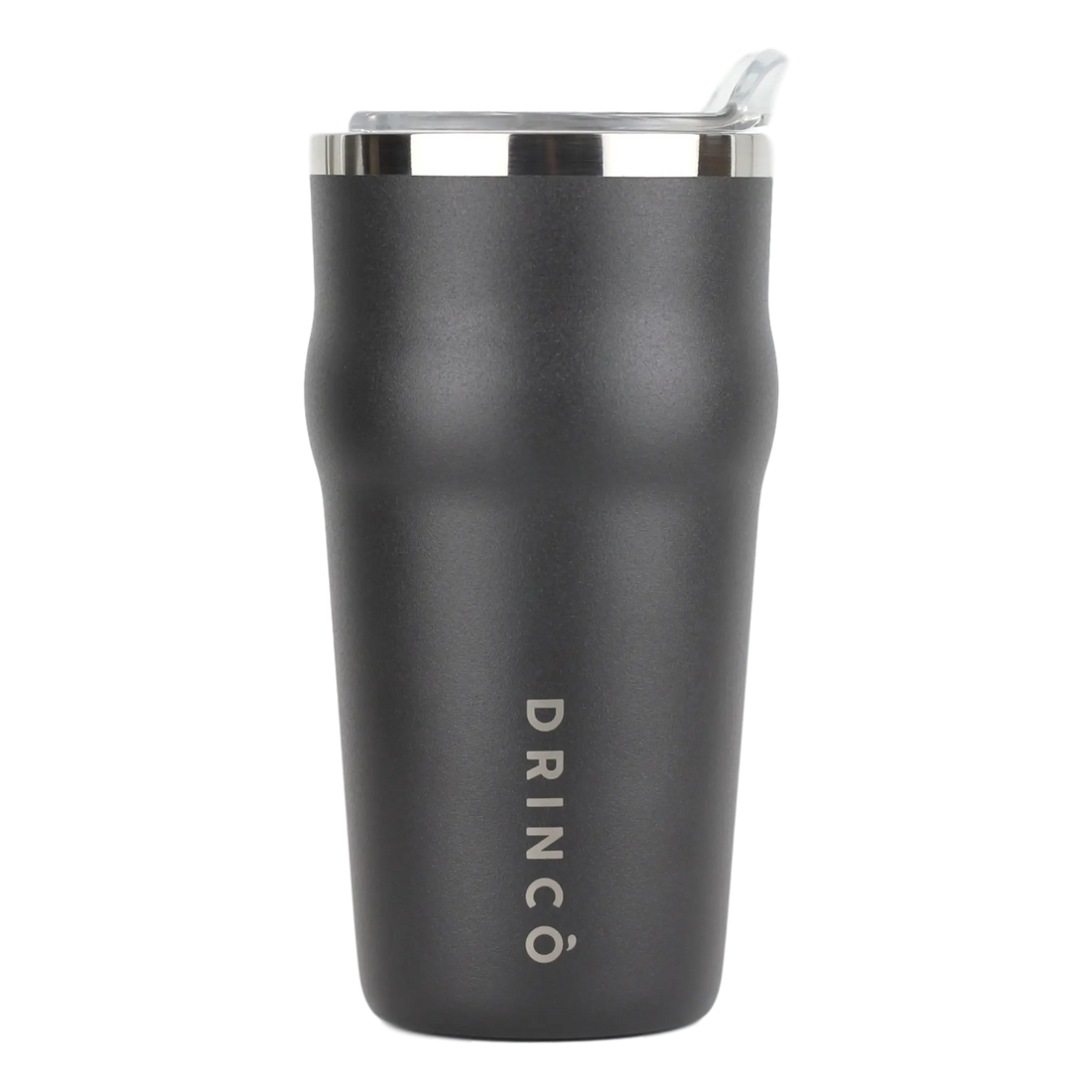 DRINCO 20oz Insulated Tumbler Beer Mug-Bottle Opener THOR-(Jet Black) Orchid Lavender