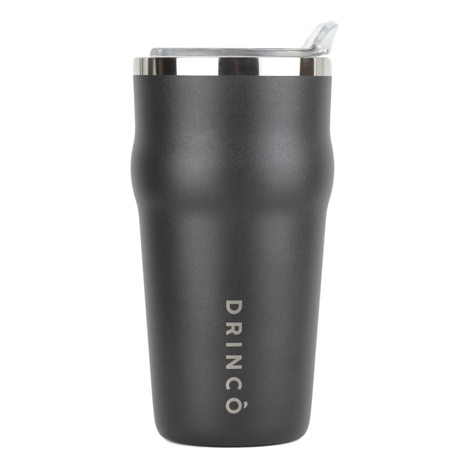 DRINCO 20oz Insulated Tumbler Beer Mug-Bottle Opener THOR-(Jet Black) Orchid Lavender