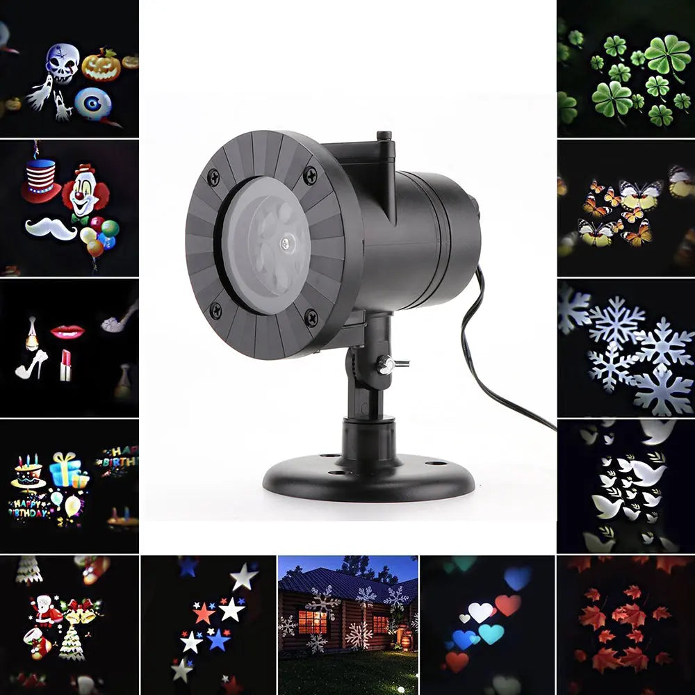 Waterproof LED Laser Projector Light Lawn Light Teal Simba