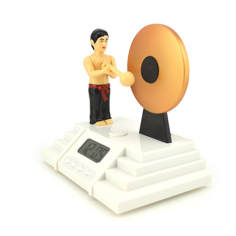 Knock the gong Alarm clock Fuchsia Molly