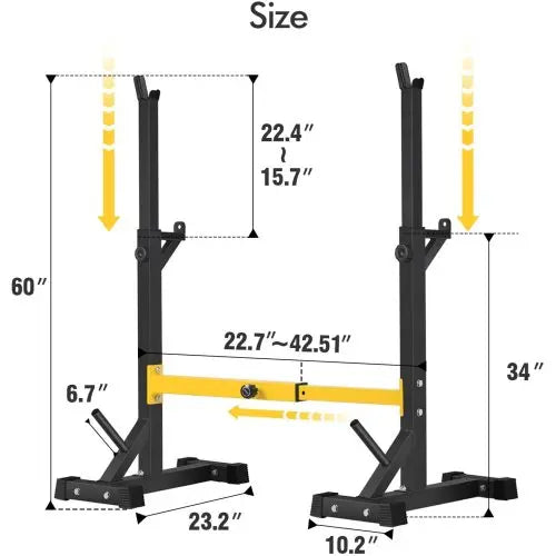 Squat Rack Stand Barbell Free Press Bench Home Gym Dumbbell Racks Teal Simba