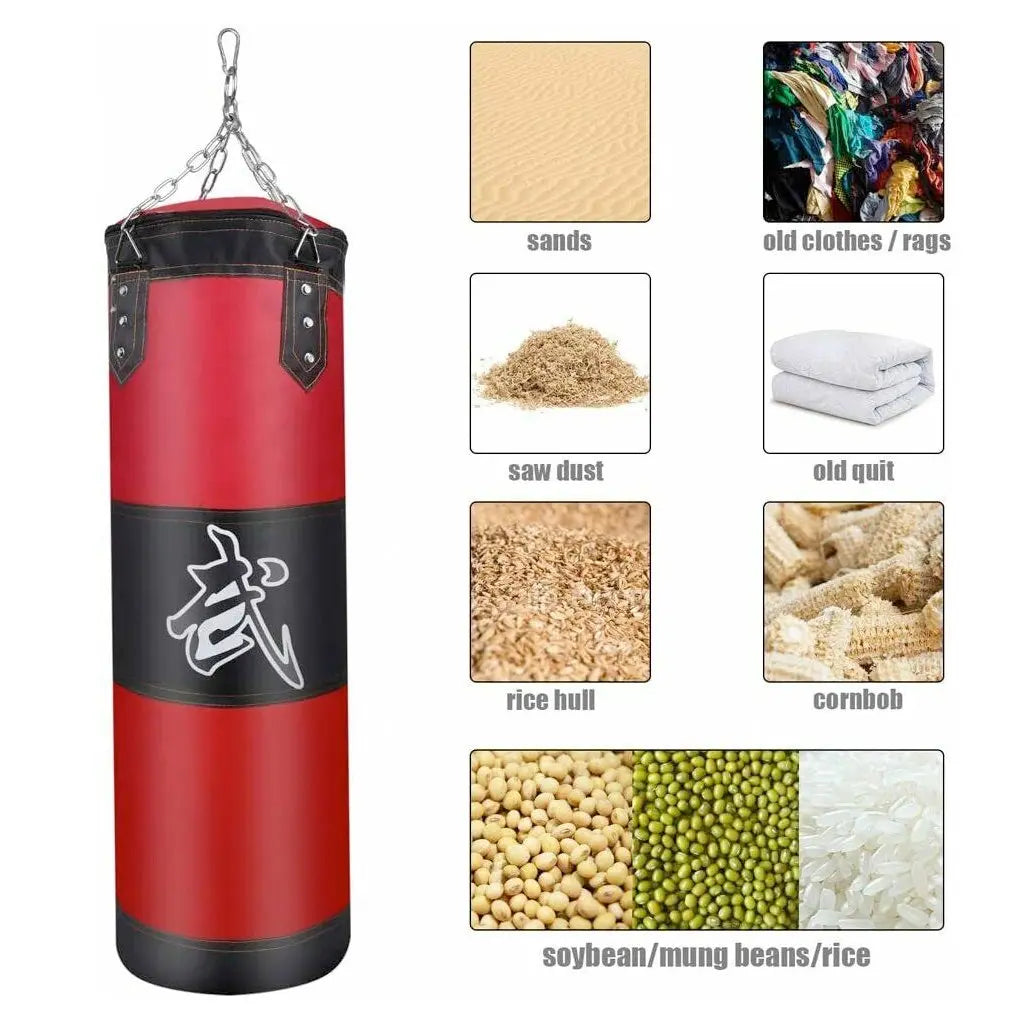 Boxing Trainer Fitness Punching Bag Set Yellow Pandora