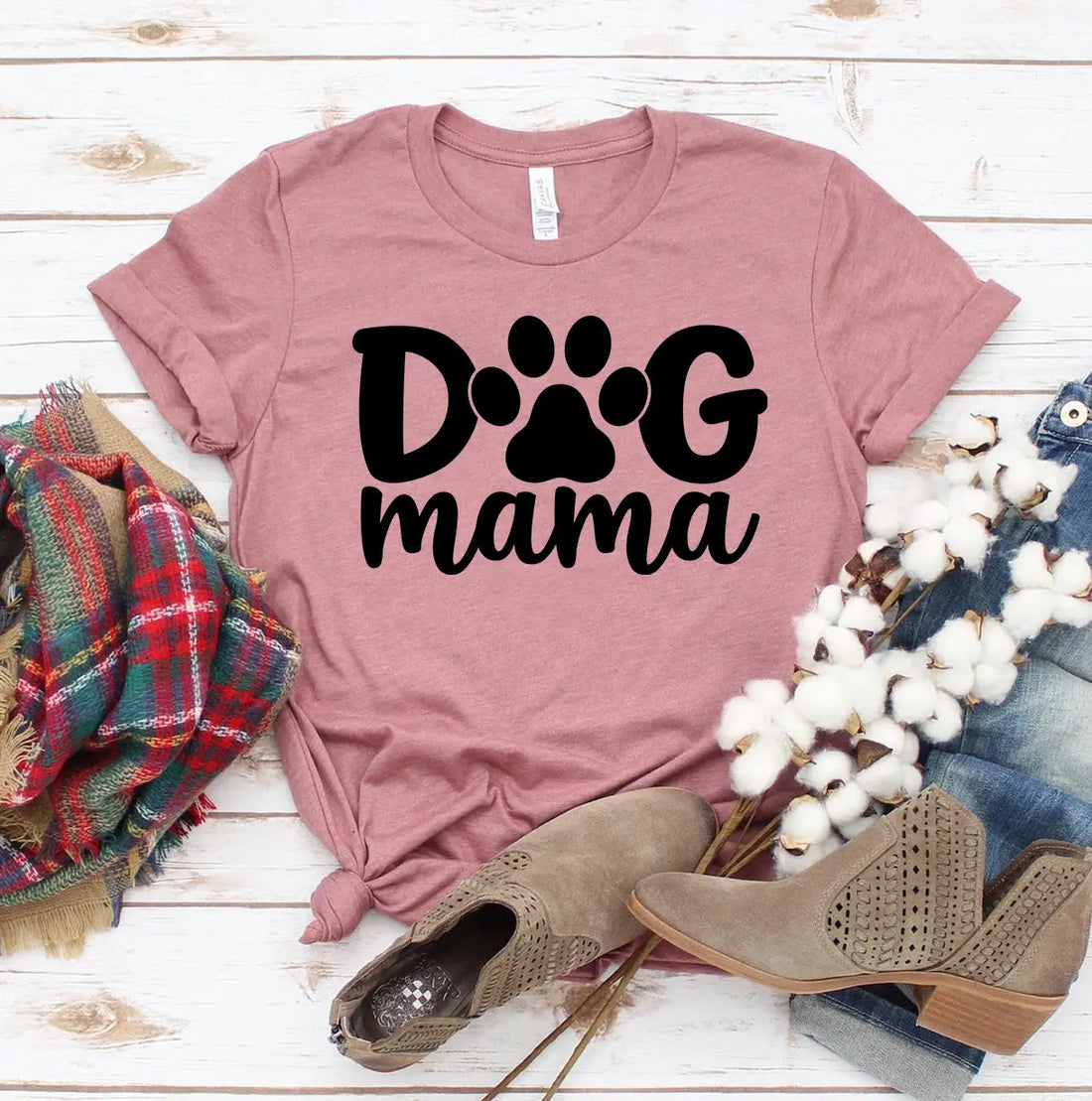 Dog Mama T-shirt Agate