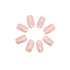 Press On Nails Kit with Glue and gel stickers Reusable Tips Plum Charlie