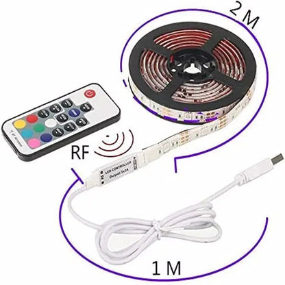 Waterproof RGB Led Strip Lights for Bedroom TV Backlight Kit Teal Simba