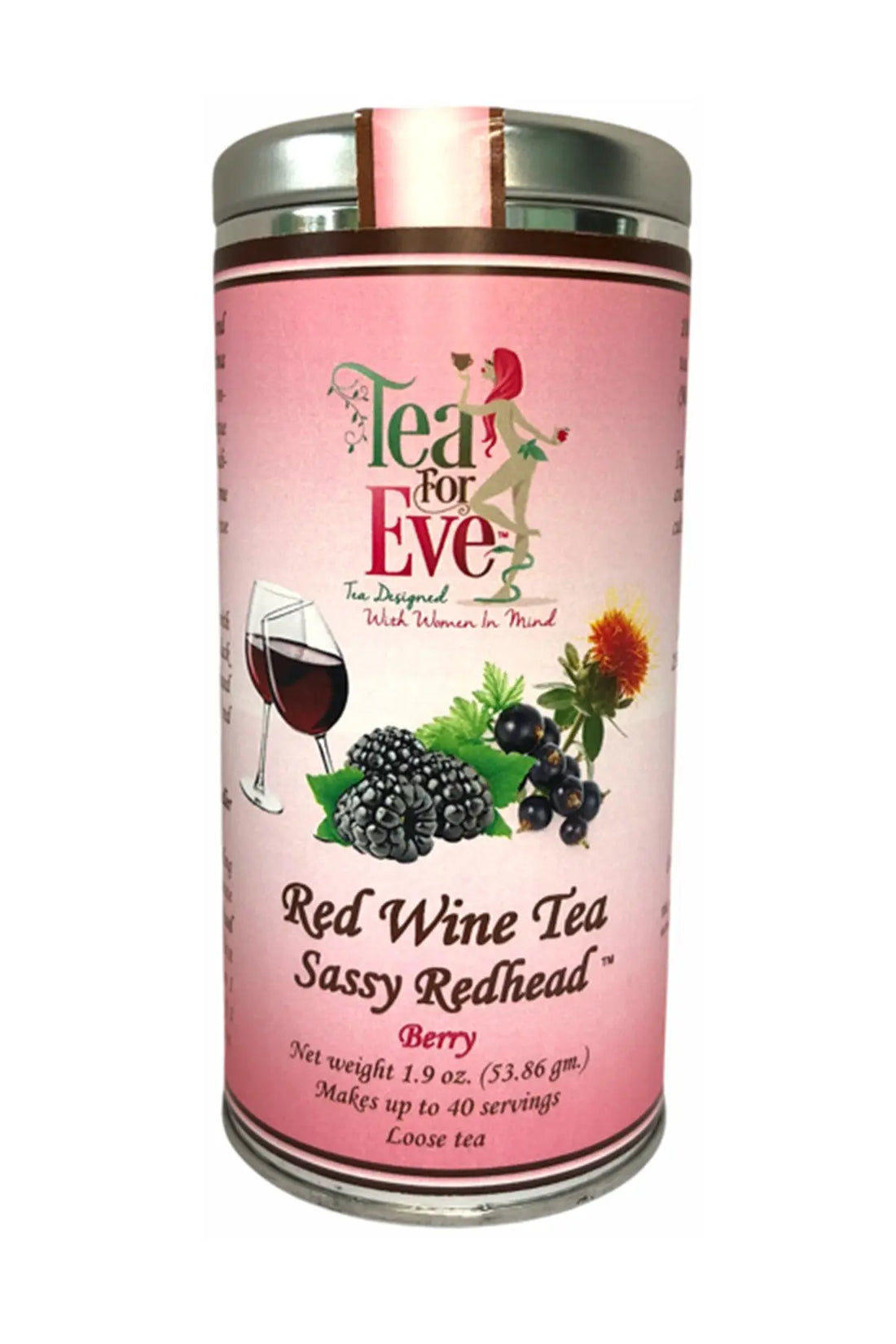 Red Wine Infused Tea-Sassy Redhead-Berry Violet Strawberry
