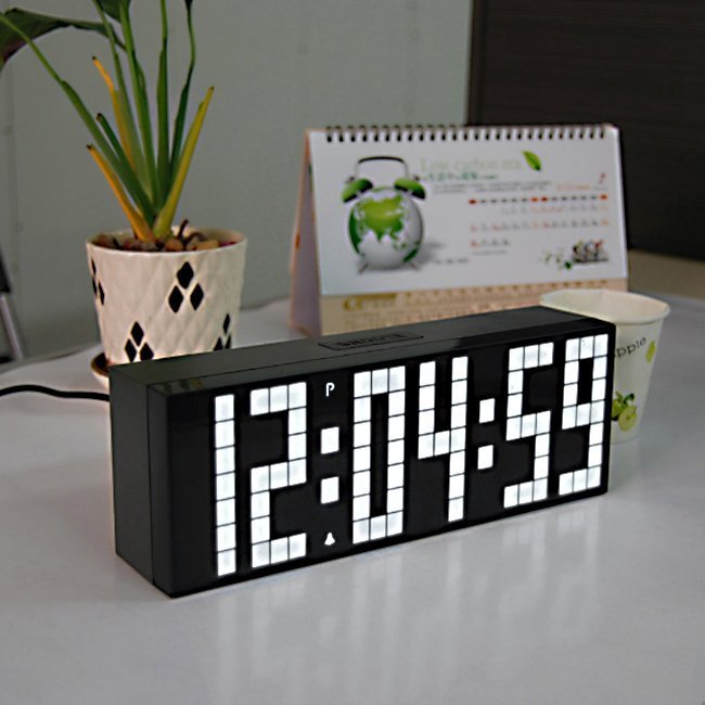 Home LED Digital Clock Fuchsia Molly
