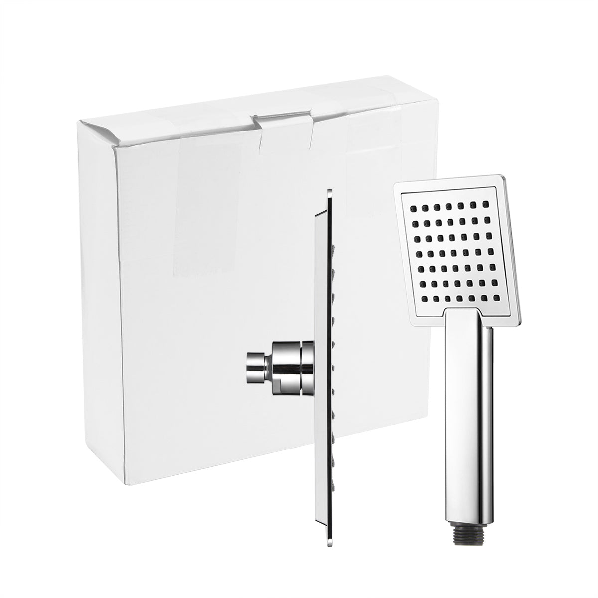 Ultra-thin Showerheads 12 inch Square Rainfall Teal Simba