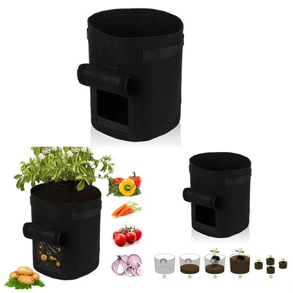 Portable Plant Bag Potato Planting Bag Durable Bag Teal Simba
