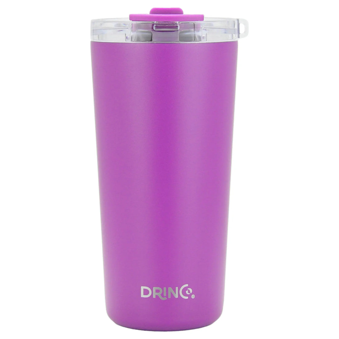 DRINCO®  20oz Insulated Tumbler w/Spill Proof Lid, 2 Straws(Purple) Orchid Lavender