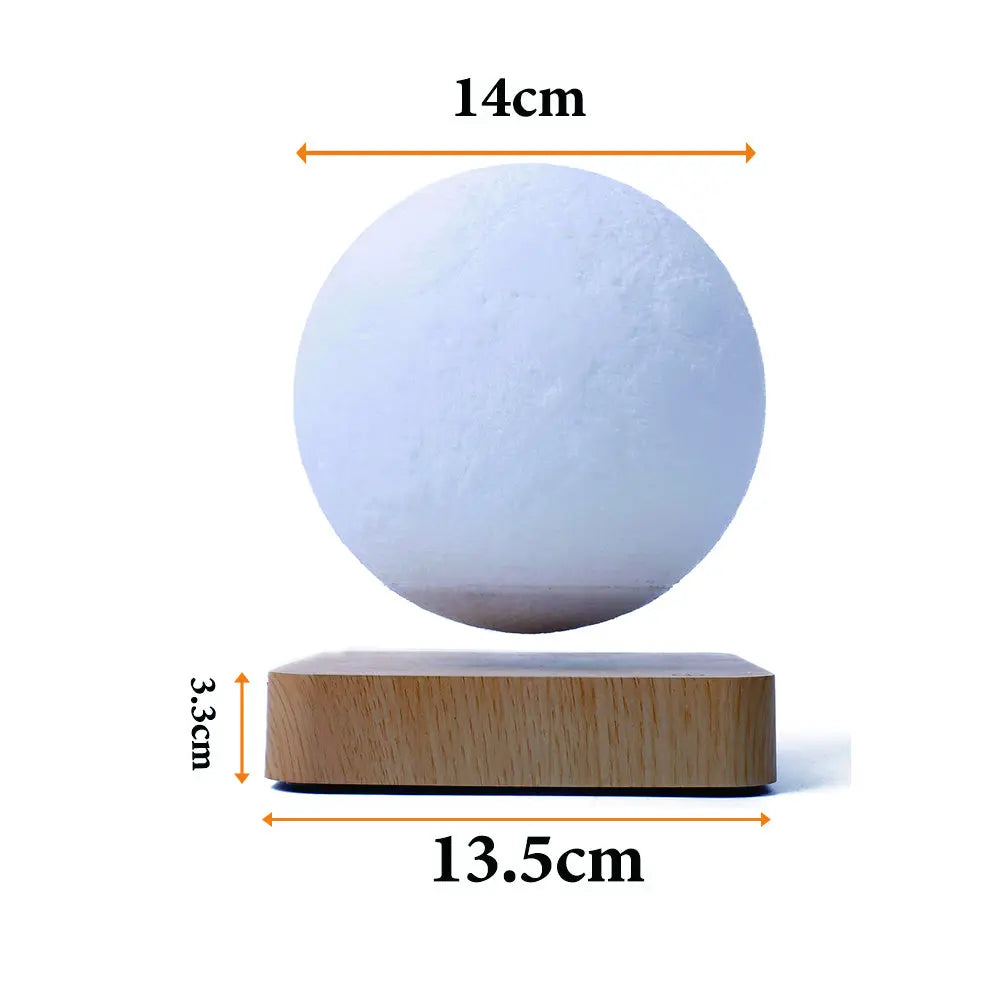 Novelty 3D Magnetic Levitation Moon Lamp Moon Floating Lamp Teal Simba