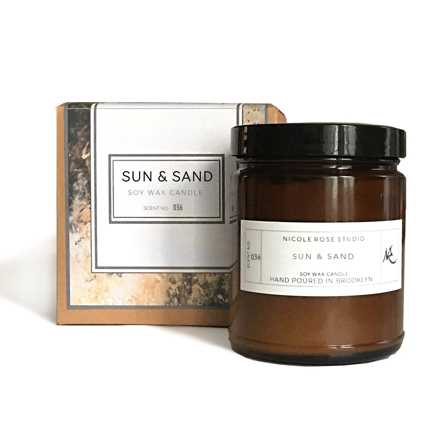 Sun + Sand Soy Wax Candle Indigo Poseidon