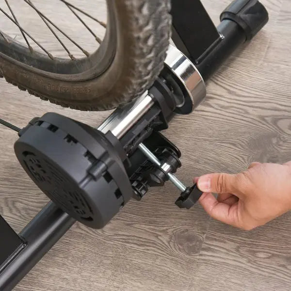 Soozier Indoor Magnetic Bike Bicycle Trainer Stand 5 Level Resistance Taupe Shadow