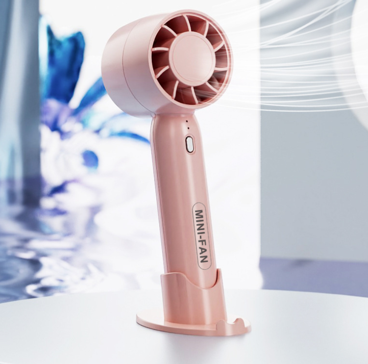 Handheld Fan Mini Fan Personal Portable USB Rechargeable Maroon Asteria
