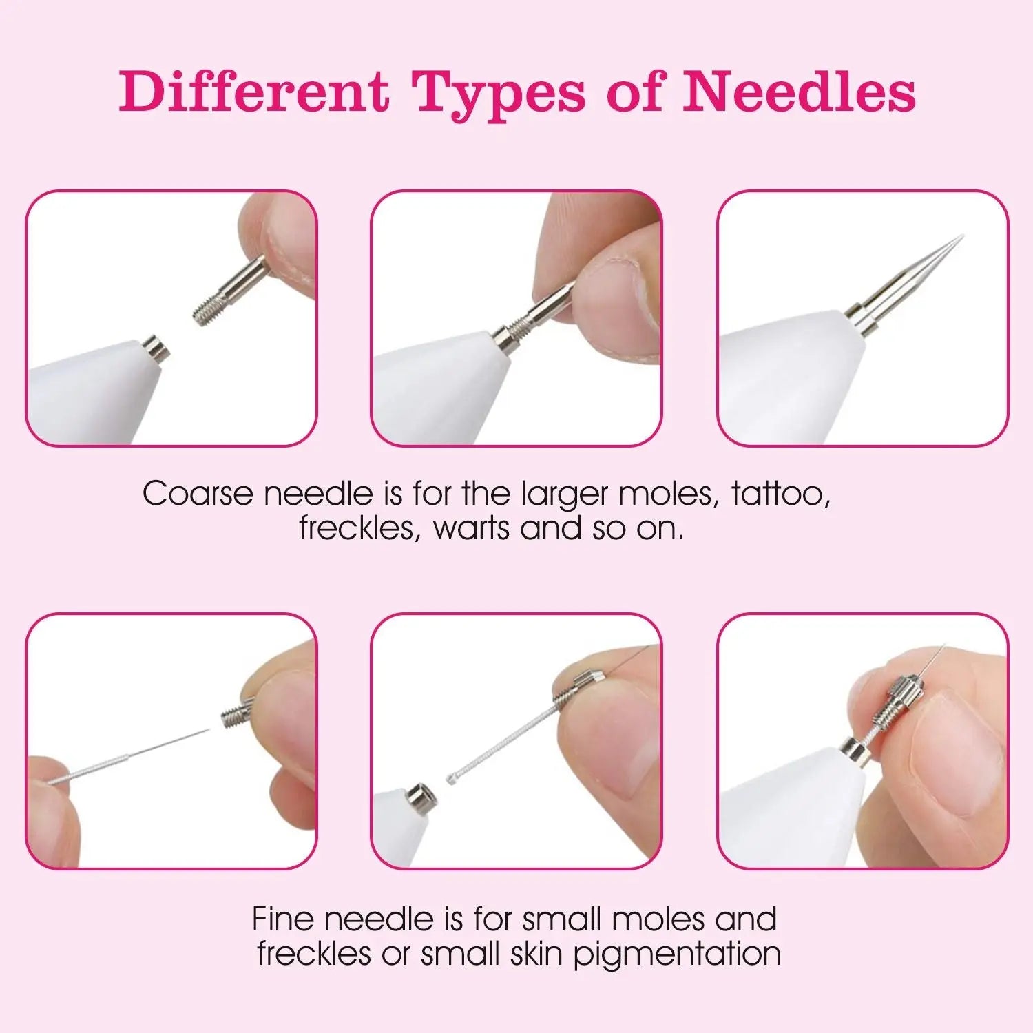 Skin Tag Repair Kit Portable Beauty Equipment Multi-Level with Home Crimson Medea