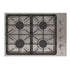 Built-In 30 In. Gas Cooktop in Stainless Steel with 4 Burners and LP Conversion Kit, CSA Certified
