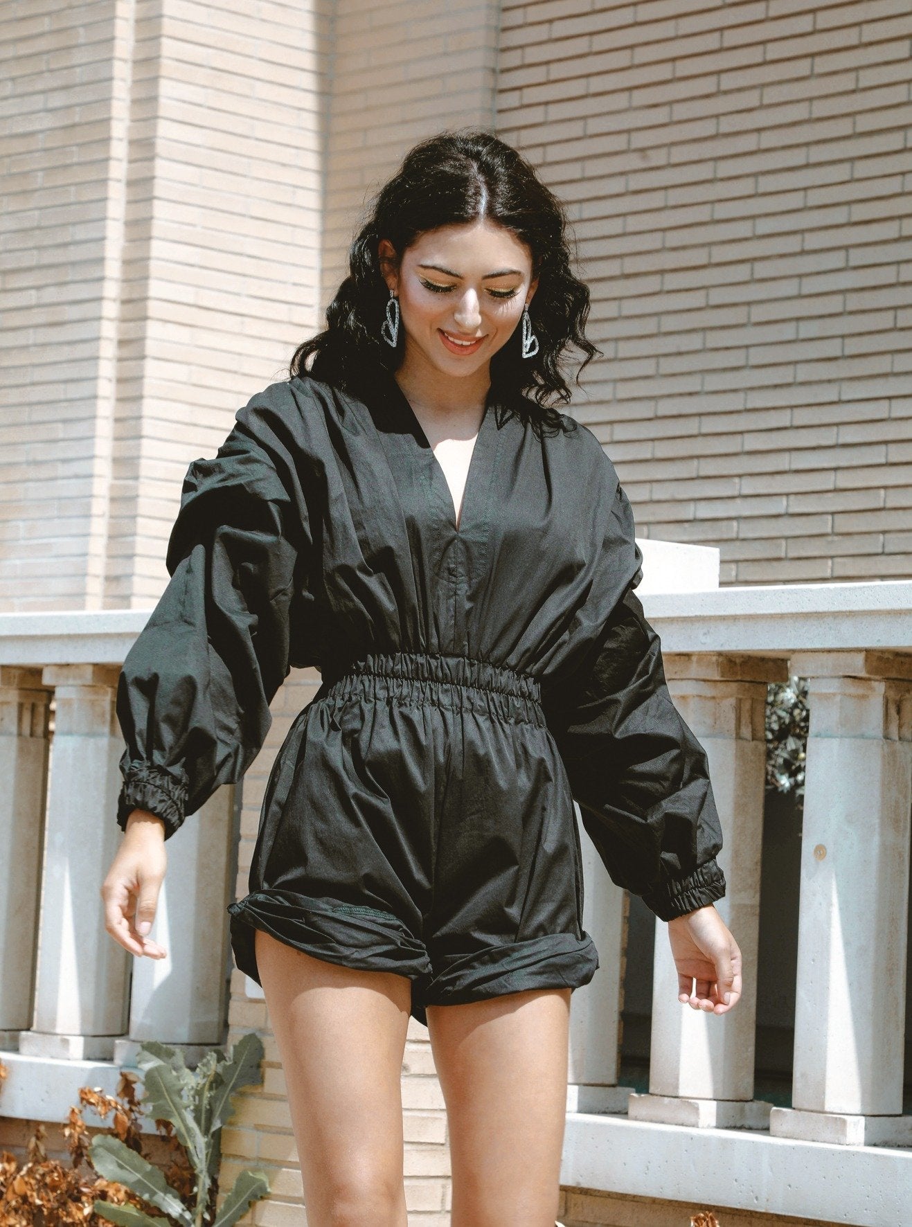 The Right Puff Romper Azure Thanatos