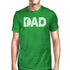 Dad Golf 1 Green Graphic T-shirt For Men Funny Teal Tiger