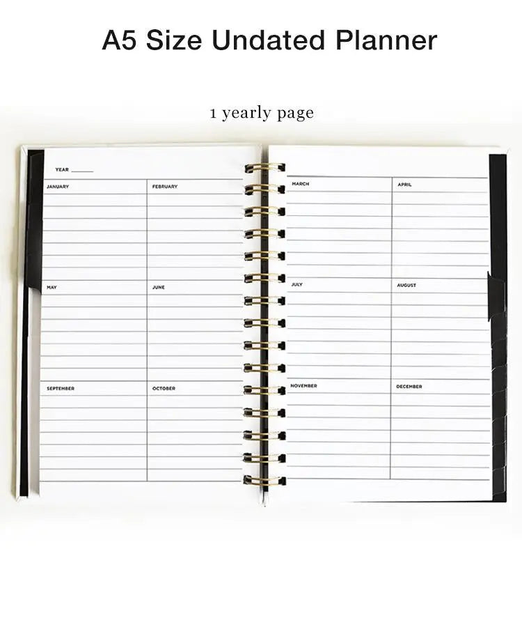 Undated Lingerie Planner Magenta Lelantos