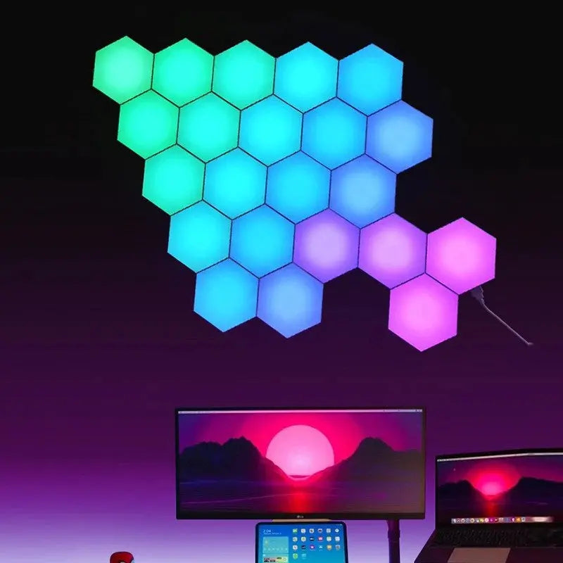Touch Sensitive Modular Wall Lights Sangria Apricot