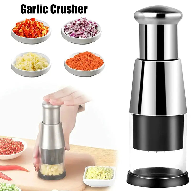 Garlic Crusher Onion Chopper Multipeler Vegetables Chopper Manual CJDropshipping
