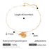 Fashion Jewelry 18K Gold Stainless Steel Pearl Chain Summer Holiday Shell Starfish Pendant Bracelet Indigo Arrowwood