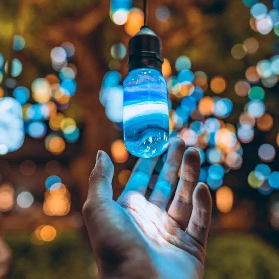 LED Lamp - Blue Sangria Apricot