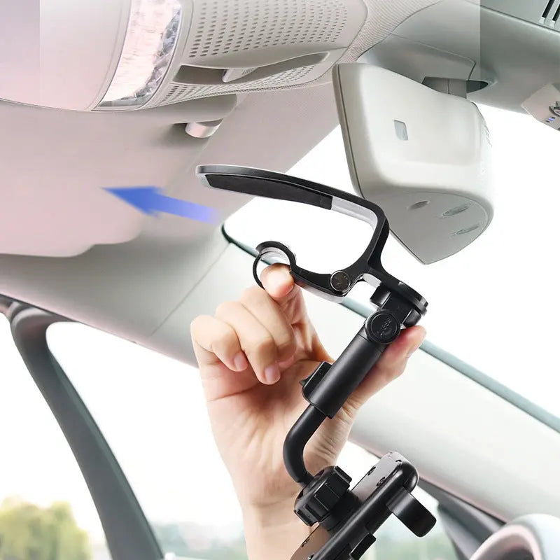 Sun Visor Chuck Car Mount Multifunctional Navigation Mount Rearview Crimson Medea