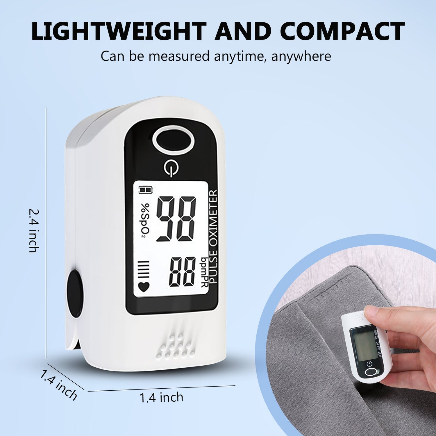 Real-Time Health Monitoring Kit with Forehead Thermometer &amp; Blood Pink Iolaus