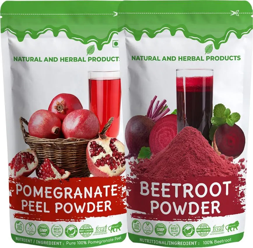 MIE Beetroot &amp; Pomegrante Powder For Skin Whitening | Beet Root | Yellow Eurybia