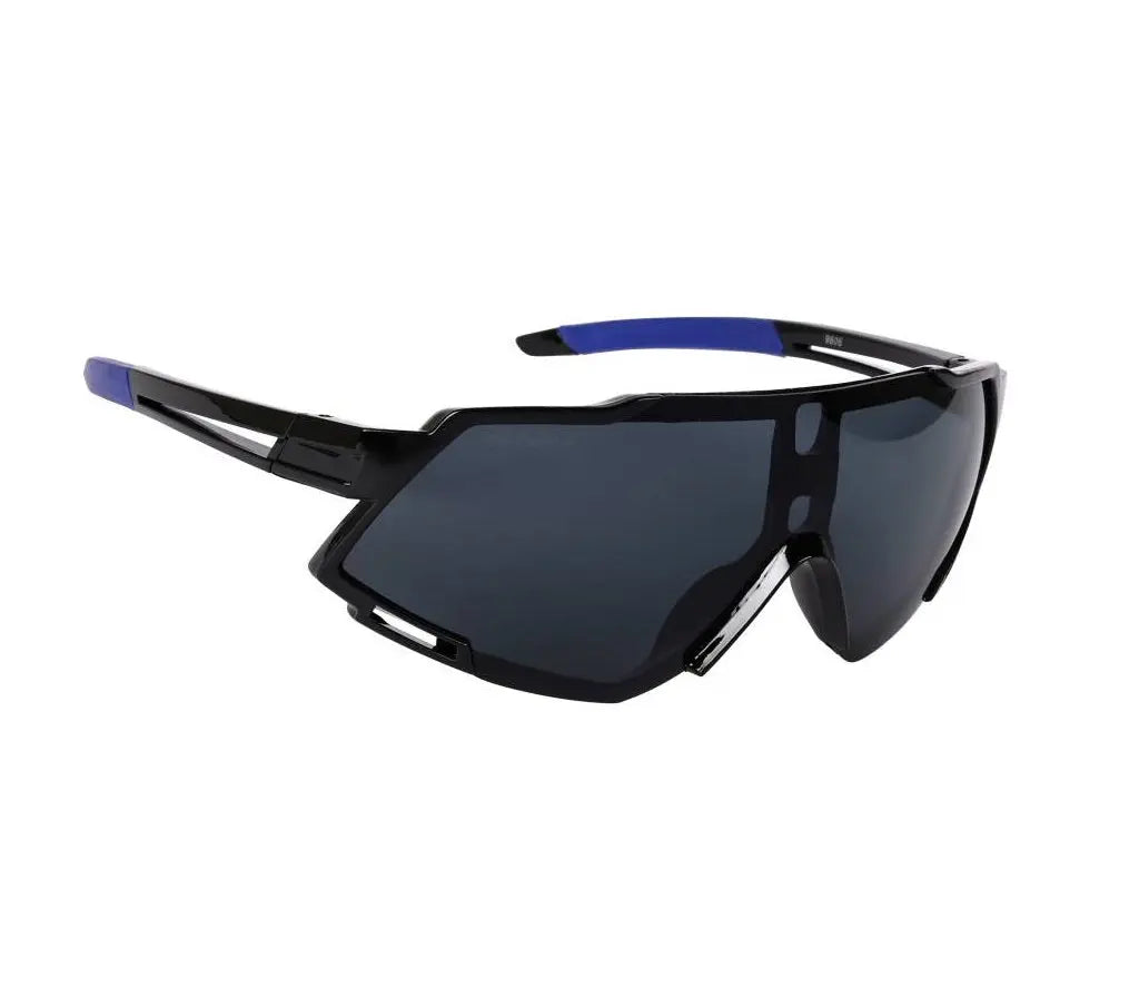 UV Protection Sports, Wrap-around Sunglasses (For Men &amp; Women, Black) Pear Sooty