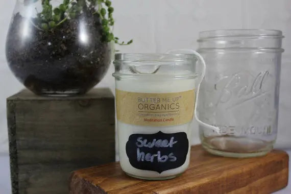 Soy Wax Essential Oil Candle Extra Long Burning White Smokey