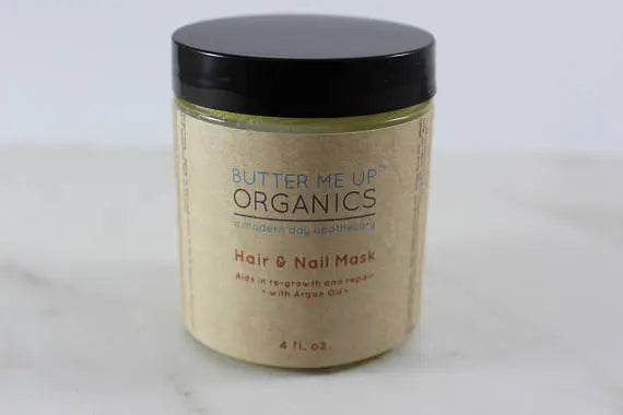 Hair &amp; Nail Mask for long hair growth and healthy White Smokey