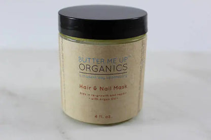 Hair &amp; Nail Mask for long hair growth and healthy White Smokey